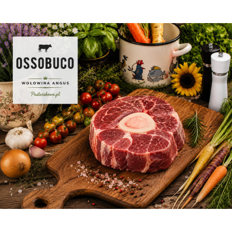 Ossobuco Wołowe z Kością - Plastry Goleni do Duszenia